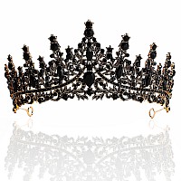 Tiara For Women Crystal Queen Crowns Rhinestone Princess Tiaras Royal Hair Accessories Perfect For Birthday Decorations Wedd