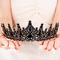 Tiara For Women Crystal Queen Crowns Rhinestone Princess Tiaras Royal Hair Accessories Perfect For Birthday Decorations Wedd