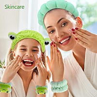 Chanaco Face Wash Headband Spa Headband Skincare Headband Makeup Headband Wrist Bands For Washing Face Funny Gifts For Wome