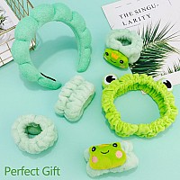 Chanaco Face Wash Headband Spa Headband Skincare Headband Makeup Headband Wrist Bands For Washing Face Funny Gifts For Wome