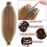 18 Inch Preseparated Springy Afro Twist Hair 3 Packs Prefluffy Natural Curls Are Perfect For Marley Crochet Hair Suitable For