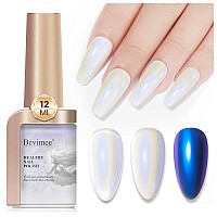 Bevimee Quick Dry Nail Polish 12Ml Blue Aurora Mermaid Nail Polish 3Min Fast Air Dry Finger Nail Polish Glossy Shine Finish Long