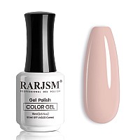 Rarjsm Gel Nail Polish Nude Pink Skin Tone Milky Pink Gel Nail Polish 15Ml 1 Piece Neutral Skin Color Soak Off Uv Led Cured Nail