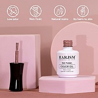 Rarjsm Gel Nail Polish Opaque Rose Brown Skin Tone Milky Gel Nail Polish 15Ml 1 Piece Neutral Color Soak Off Uv Led Cured Nail G