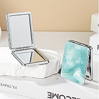 Dcdcee Pocket Mirror Small Travel Mirror With Magnification Portable Doublesided Magnifying Cosmetic Mirror For Daily Starry