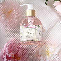 Romiie Zoi Liquid Hand Soap With Gift Box Peonies 260Ml 87 Floz Pack Of 3