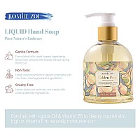 Romiie Zoi Liquid Hand Soap With Gift Box Golden Pear 260Ml 87 Floz Pack Of 3