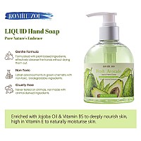 Romiie Zoi Liquid Hand Soap With Gift Box Avocado 260Ml 87 Floz Pack Of 3