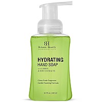 Botanic Hearth Advanced Care Hydrating Foaming Hand Soap With Castor Oil Lemon Peel Extract Peppermint Gentle Hydrating F