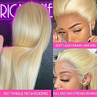 Blonde Lace Front Wigs Human Hair 30Inch 13X4 Blonde Wig Human Hair 613 Lace Front Wig Human Hair 100 Human Hair Wig 180 D