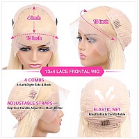 Siyusi Blonde Wig Human Hair Pre Plucked With Baby Hair 613 Lace Front Wigs Human Hair 30Inch 180 Density 13X4 Hd Lace Frontal