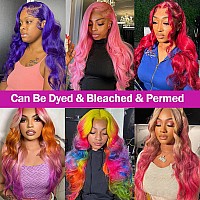 Siyusi Blonde Wig Human Hair Pre Plucked With Baby Hair 613 Lace Front Wigs Human Hair 30Inch 180 Density 13X4 Hd Lace Frontal