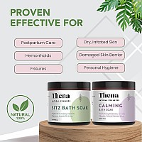 Thena Organic Sitz Bath Soak Calming Soak Bundle 100 Natural Gentle With Colloidal Oatmeal Manuka Honey Soothe Dry Skin N