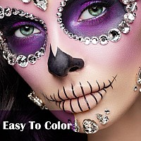 Meicoly Light Purple Face Paint Stickcream Lavender Body Paint Sticksweatproof Pale Purple Eye Black For Sports Footballbaseb