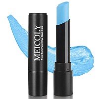 Meicoly Light Blue Face Body Paintblue Eye Black Stickpale Blue Body Paint Stick For Corpse Bride Halloween Sfx Avatar Sally M