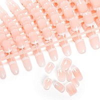 Liarty 240 Pcs Press On Nails Short French Tip False Nails Manicure 12 Size Acrylic Full Cover Artificial Fake Nails With Simp