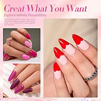 Born Pretty Nail Polish Set 15 Colors Fall Winter Nail Polish 10Ml Quick Dry Nail Polish Kit Pink Red Silver Gold Glitter Color