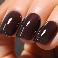 Imtiti Jelly Gel Nail Polish 1 Pcs Sheer Black Nail Polish Gel Soak Off Led Uv Nail Gel Polish Translucent Gel Nail Polish For