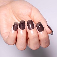 Imtiti Jelly Gel Nail Polish 1 Pcs Sheer Black Nail Polish Gel Soak Off Led Uv Nail Gel Polish Translucent Gel Nail Polish For