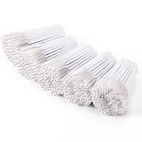 Tbestmax 500 Disposable Mascara Wands Eyelash Brush White Spoolies For Eyebrow Eye Lash Extension