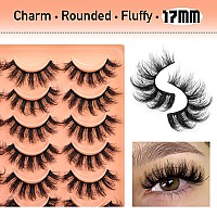 Lashes Mink Fluffy False Eyelashes Wispy Lashes Pack 4 Styles Mixed Faux Mink Eyelashes Volume Strip Fake Eye Lashes 20 Pairs By