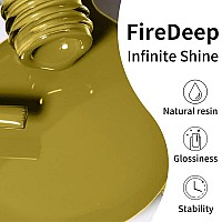 Firedeep Kiwi Green Gel Nail Polish 16Ml Green Yellow Gel Polish Uvled Soak Off Gel Polish Spring Summer Colored Gel Nail Poli