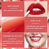 Sulily 6 Colors Lip Glosskorean Waterproof Lip Tint Stain Moisturizing Natural Mini Liquid Lipstickmultiuse Lip And Cheek Tin