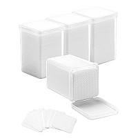 Teoyall Lint Free Nail Wipes 800 Pcs Nonwoven Fabric Nail Cleaning Pads White Lash Extensions Glue Cleaning Wipes Nail Salon S