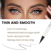 Evpct Eyebrow Stamp Pencil Kit For Eyebrows Makeup Brow Stamp Trio Kit With Waterproof Eyebrow Pencil Eyeliner Eyebrow Pomade