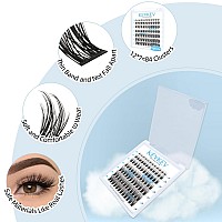 Lash Clusters 84 Pcs Cluster Lashes Individual Lashes Natural Look Diy Lash Extension Lashes That Look Like Extensions Wispy Las