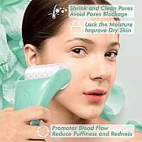 Albatross Health Ice Roller Gua Sha Set Self Facial Massage Toolswhite Green