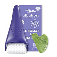 Ice Roller Gua Sha Set Skin Care For Face Wrinkles And Puffiness Self Facial Massage Tools