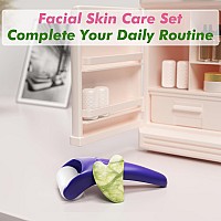 Ice Roller Gua Sha Set Skin Care For Face Wrinkles And Puffiness Self Facial Massage Tools