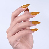 Imtiti Yellow Gel Nail Polish 05 Fl Oz Yellow Brown Gel Polish Uvled Soak Off Nail Design For Autumn And Winter