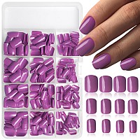 Loveourhome 360Pc Square Press On Nails Short Fake Nails Press Ons Nails Square Presson Acrylic Nail Tips Full Cover Glue Nails