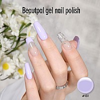 Beautpal Purple Gel Nail Polish 15Ml Soak Off Uv Led Pastel Gel Polish Nail Art Manicure Salon Diy At Home Color 131 Lilac Purp