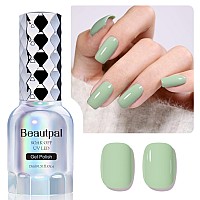 Larvall Beautpal Green Gel Polish 15Ml Soak Off Uv Led Spring Gel Nail Polish Nail Art Manicure Salon Diy At Home Color 133 Nat