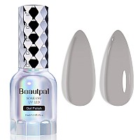 Larvall Beautpal Grey Gel Nail Polish 15Ml Soak Off Uv Led Gel Polish Nail Art Manicure Salon Diy At Home Color 125 Ashen Sky