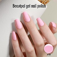 Beautpal Baby Pink Gel Polish 15Ml Soak Off Uv Led Gel Nail Polish Nail Art Manicure Salon Diy At Home Color 130 Floral Pink