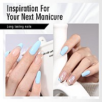 Beautpal Blue Gel Nail Polish 15Ml Soak Off Uv Led Pastel Gel Polish Nail Art Manicure Salon Diy At Home Color 132 Light Blue