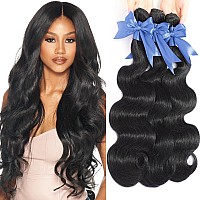 Wiilm Human Hair Bundles 12A Raw Hair 3 Bundels Human Hair 100 Unprocessed Brazilian Virgin Bundels Human Hair Extensions Weave