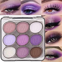 9 Colors Purple Grape Matte Shimmer Eyeshadow Palette For Eye Makeup High Pigmented Brown Eye Shadow Primers Powder Palet De Som