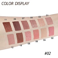 12 Girds Colorful Matte Shimmer Eyeshadow Palette For Eye Makeup High Pigmented Eye Shadow Primers Powder Palet De Sombras De Oj