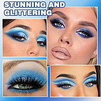 9 Colors Blue Silver Matte Shimmer Eyeshadow Palette For Eye Makeup High Pigmented White Gray Eye Shadow Primers Powder Palet De