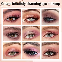 12 Colors Nude Brown Pink Matte Shimmer Eyeshadow Palette For Eye Makeup High Pigmented Tan Purple Eye Shadow Primers Powder Pal