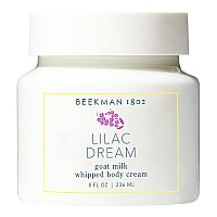 Beekman 1802 Lilac Dream Whipped Body Cream 8 Oz Moisturizes Soothes Softens With Coconut Oil And Mango Seed Butter N