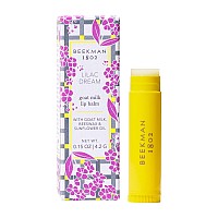 Beekman 1802 Lilac Dream Lip Balm 015 Oz Scented Hydrates Softens Repairs With Goat Milk Beeswax Sunflower Oil