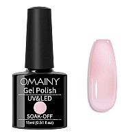 Omainy Jelly Gel Nail Polish Translucent Gel Nail Polish Crystal Jelly Gel Nail Polish Sheer Gel Nail Polish Soak Off Uv Led Nai