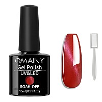 Omainy Gel Nail Polish 15Ml Cat Eye Gel Nail Polish Kit With Magnet Cat Eye Magnetic Nail Polish Soak Off Uv Led Nail Art Varnis