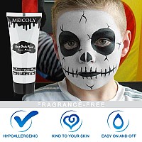 Meicoly Cream Moonlight White Face Body Paint237Oz Large Tube Water Based Full Body Paint For Adults And Kidsprofessional Fac